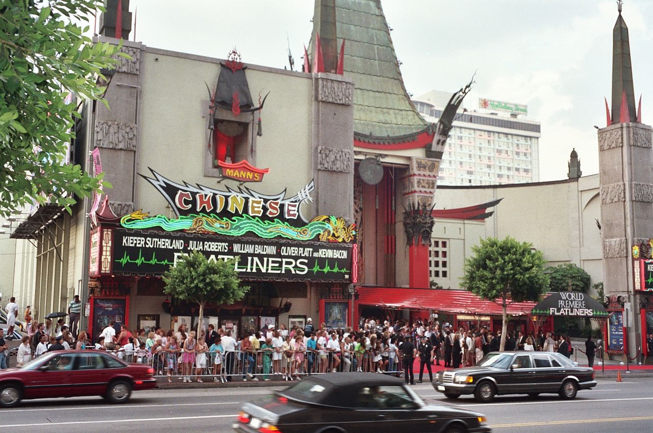Premiere at Grauman's Chinese Theatre on Hollywood Boulevard