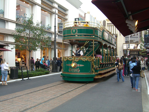 Tram at 'The Grove'